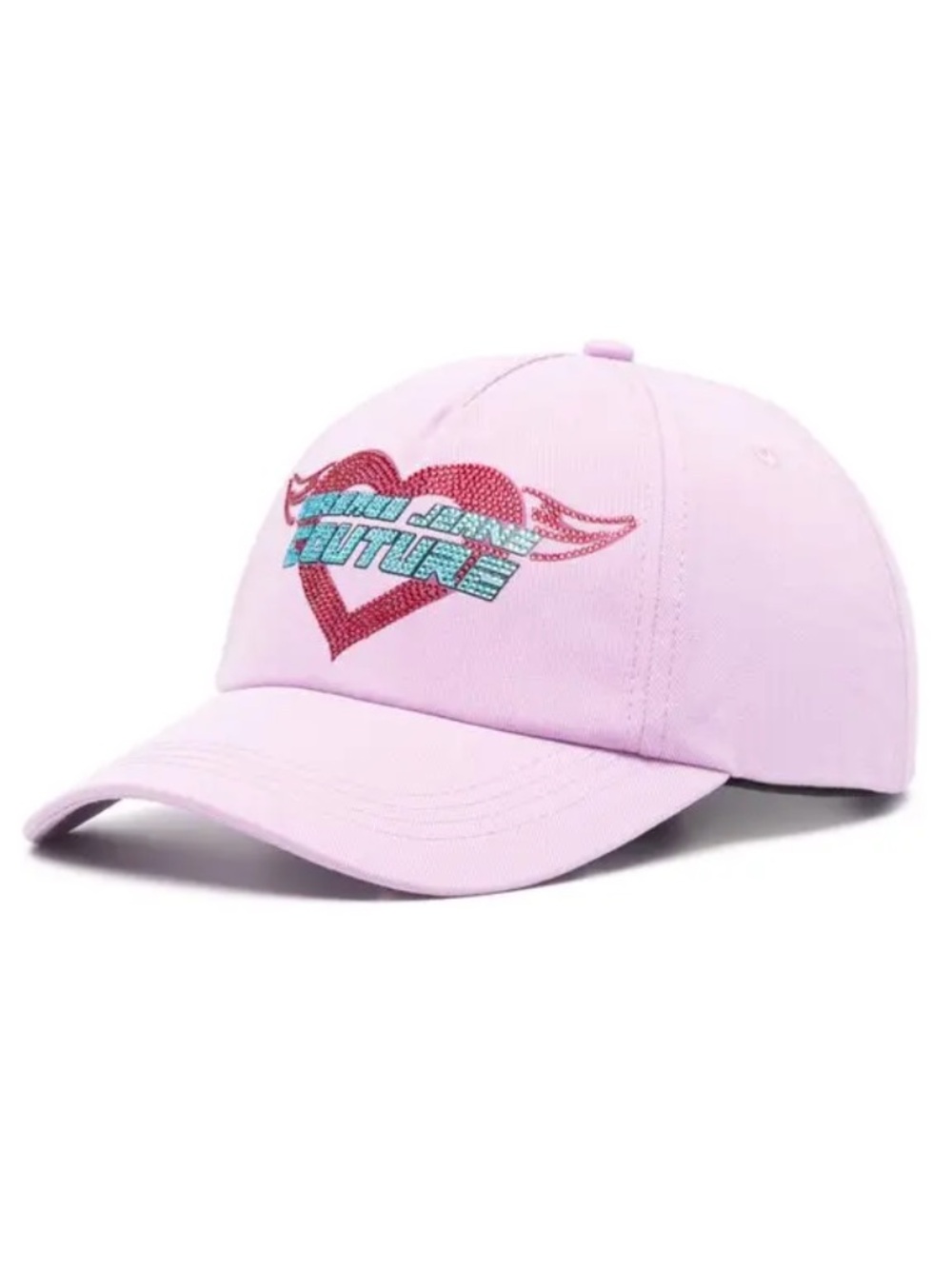 Versace Rhinestone-Embellished Cotton Baseball Cap